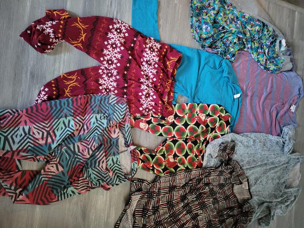 LulaRoe and Agnes & Dora Floral Lot 5 Womens Leggings 6 shirts One Size
